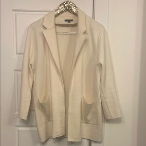 Elegant Cream J Crew Sweater blazer large